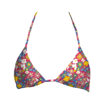 Pink Daisy Top Triangle